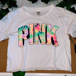 Pink Crop top 😝💗